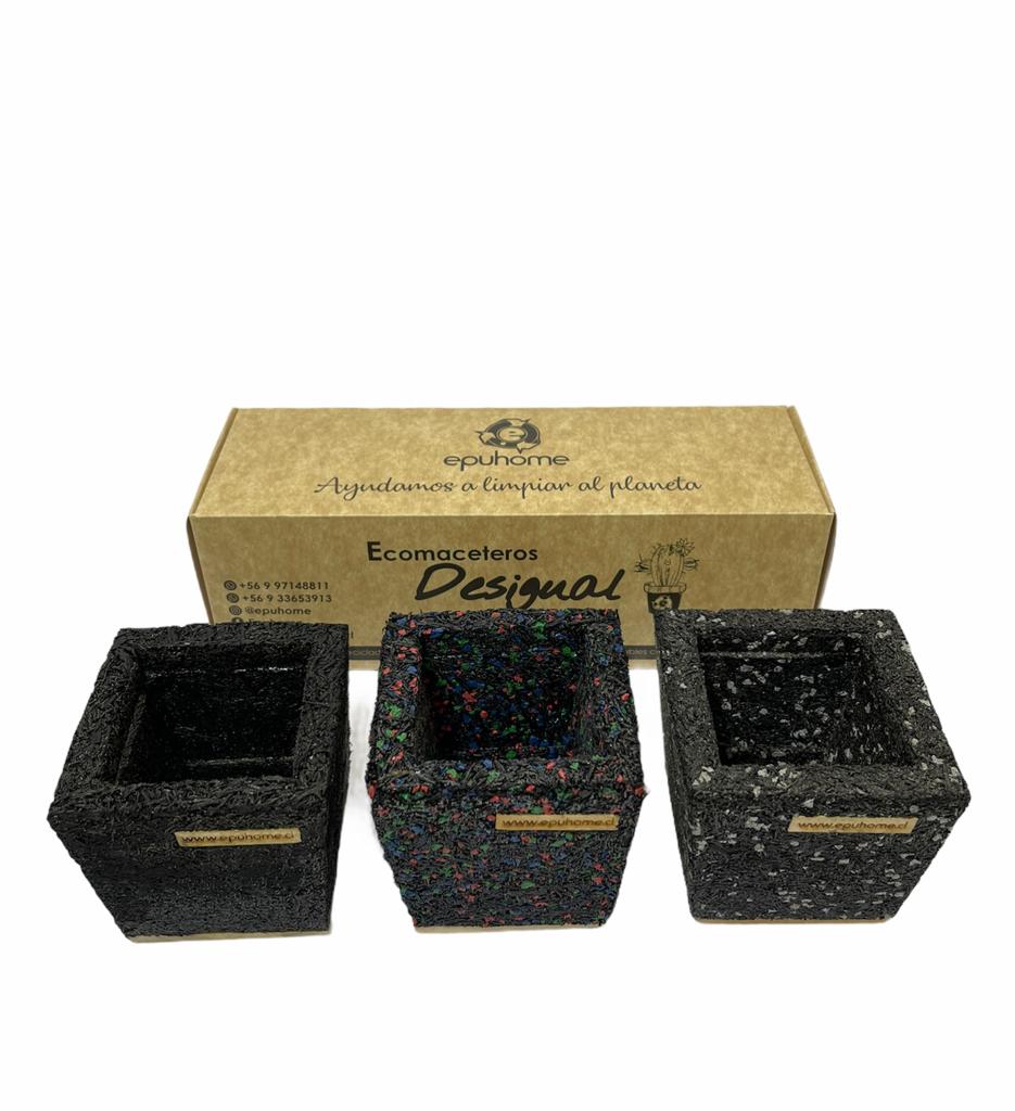 Tripack Maceteros "S"